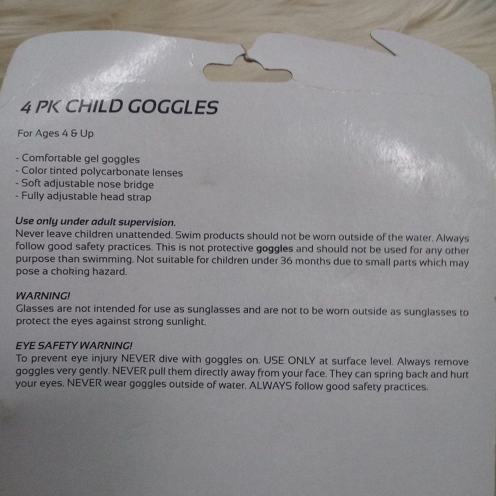 📌4/$20 Kids Swim Goggles NEW Multi-Colors 4pk - Picture 8 of 13